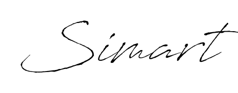 The Antro_Vectra typeface gives name Simart a refined look. Suitable for certificates, diplomas, and official verification. Simart signature style 6 images and pictures png