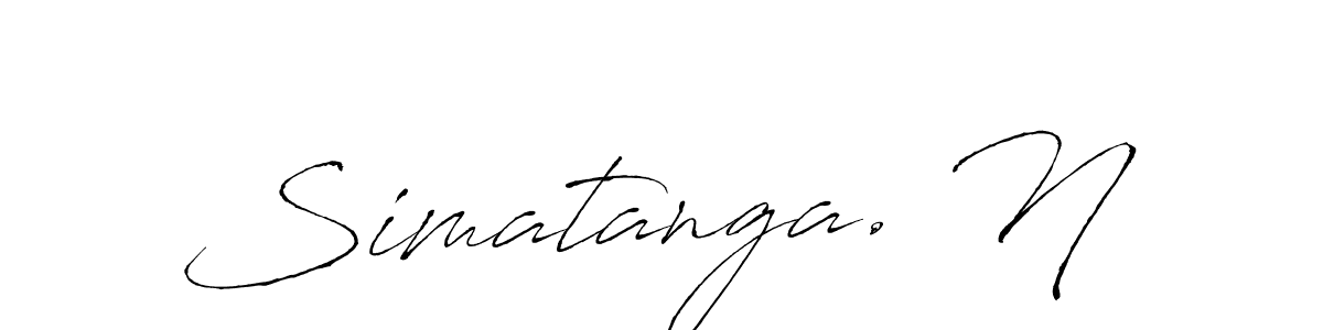 Best and Professional Signature Style for Simatanga. N. Antro_Vectra Best Signature Style Collection. Simatanga. N signature style 6 images and pictures png