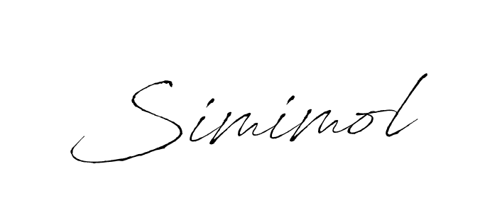 How to make Simimol signature? Antro_Vectra is a professional autograph style. Create handwritten signature for Simimol name. Simimol signature style 6 images and pictures png