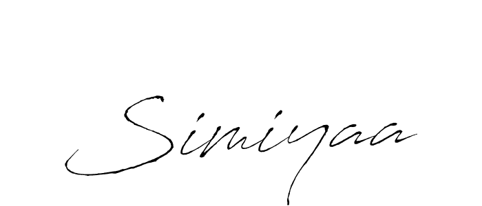 Make a beautiful signature design for name Simiyaa. Use this online signature maker to create a handwritten signature for free. Simiyaa signature style 6 images and pictures png