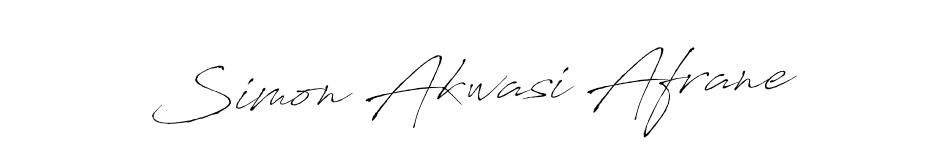 The best way (Antro_Vectra) to make a short signature is to pick only two or three words in your name. The name Simon Akwasi Afrane include a total of six letters. For converting this name. Simon Akwasi Afrane signature style 6 images and pictures png