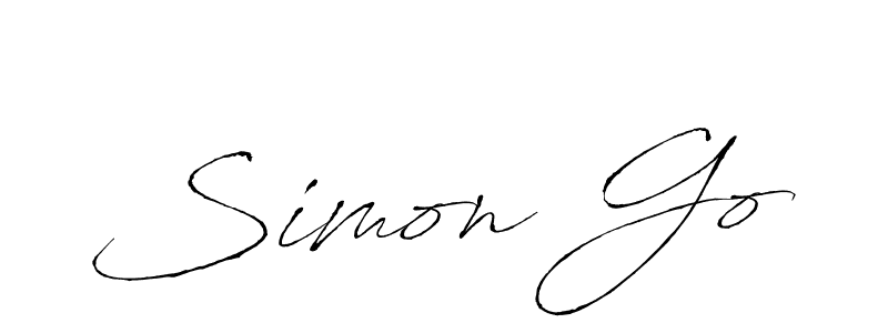 You should practise on your own different ways (Antro_Vectra) to write your name (Simon Go) in signature. don't let someone else do it for you. Simon Go signature style 6 images and pictures png
