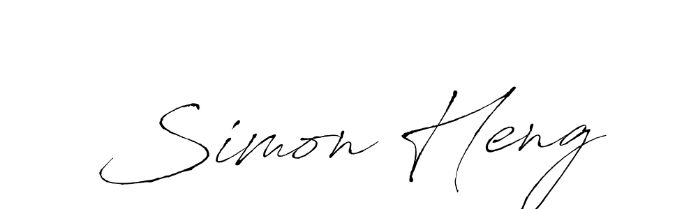 Make a short Simon Heng signature style. Manage your documents anywhere anytime using Antro_Vectra. Create and add eSignatures, submit forms, share and send files easily. Simon Heng signature style 6 images and pictures png