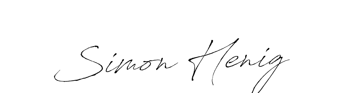 It looks lik you need a new signature style for name Simon Henig. Design unique handwritten (Antro_Vectra) signature with our free signature maker in just a few clicks. Simon Henig signature style 6 images and pictures png