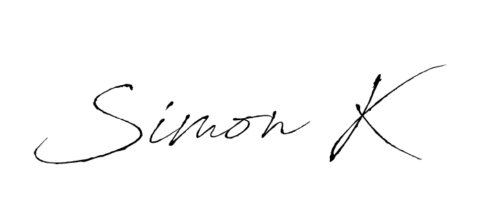 This is the best signature style for the Simon K name. Also you like these signature font (Antro_Vectra). Mix name signature. Simon K signature style 6 images and pictures png
