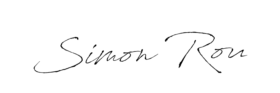 Make a beautiful signature design for name Simon Rou. Use this online signature maker to create a handwritten signature for free. Simon Rou signature style 6 images and pictures png