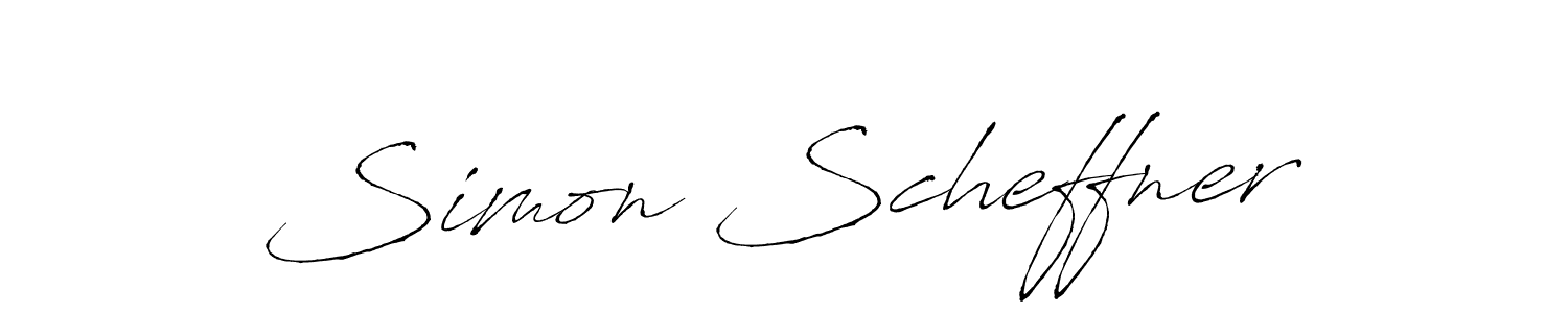 Create a beautiful signature design for name Simon Scheffner. With this signature (Antro_Vectra) fonts, you can make a handwritten signature for free. Simon Scheffner signature style 6 images and pictures png