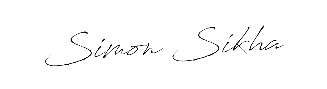 Similarly Antro_Vectra is the best handwritten signature design. Signature creator online .You can use it as an online autograph creator for name Simon Sikha. Simon Sikha signature style 6 images and pictures png