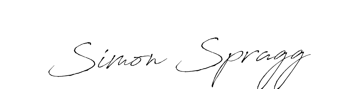 Design your own signature with our free online signature maker. With this signature software, you can create a handwritten (Antro_Vectra) signature for name Simon Spragg. Simon Spragg signature style 6 images and pictures png