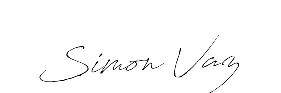 Best and Professional Signature Style for Simon Vaz. Antro_Vectra Best Signature Style Collection. Simon Vaz signature style 6 images and pictures png