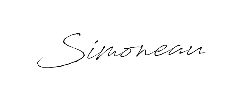 How to Draw Simoneau signature style? Antro_Vectra is a latest design signature styles for name Simoneau. Simoneau signature style 6 images and pictures png