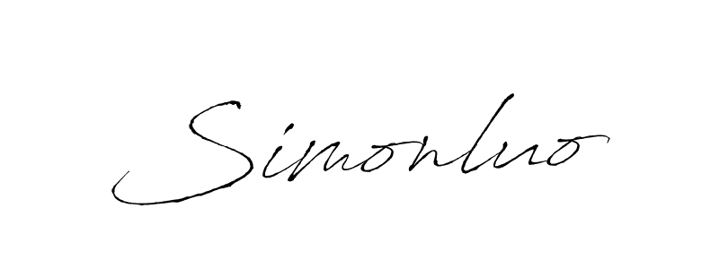 Similarly Antro_Vectra is the best handwritten signature design. Signature creator online .You can use it as an online autograph creator for name Simonluo. Simonluo signature style 6 images and pictures png