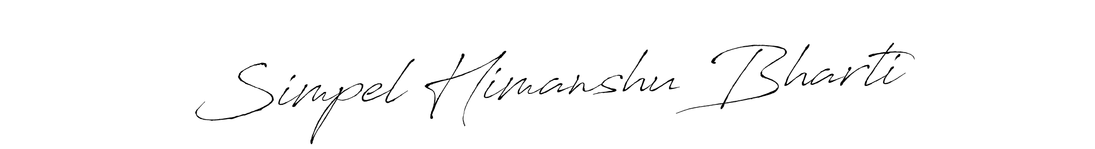 Best and Professional Signature Style for Simpel Himanshu Bharti. Antro_Vectra Best Signature Style Collection. Simpel Himanshu Bharti signature style 6 images and pictures png
