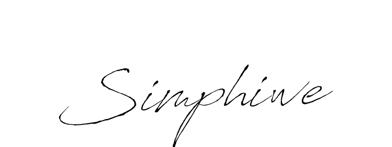 Use a signature maker to create a handwritten signature online. With this signature software, you can design (Antro_Vectra) your own signature for name Simphiwe. Simphiwe signature style 6 images and pictures png