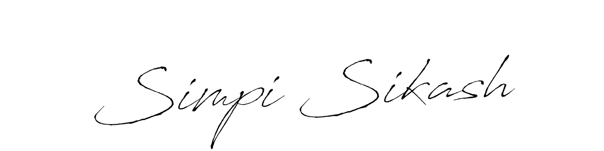 How to Draw Simpi Sikash signature style? Antro_Vectra is a latest design signature styles for name Simpi Sikash. Simpi Sikash signature style 6 images and pictures png
