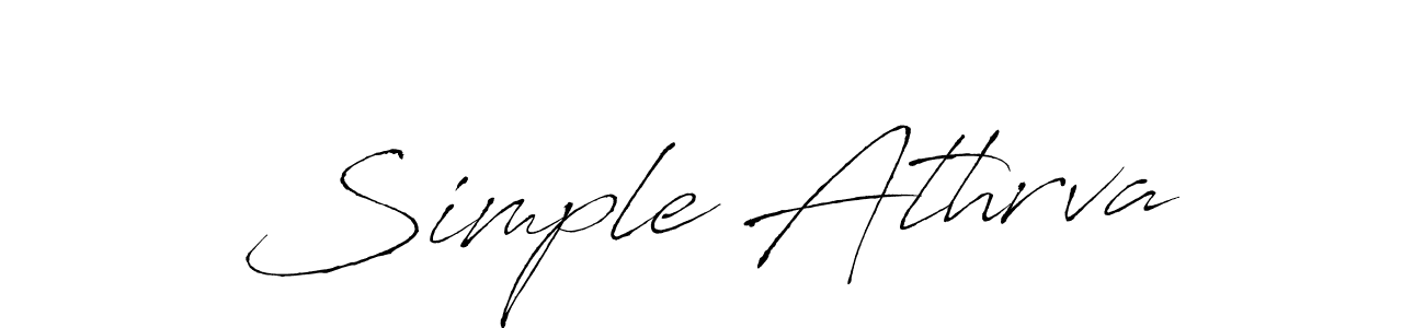 Make a beautiful signature design for name Simple Athrva. Use this online signature maker to create a handwritten signature for free. Simple Athrva signature style 6 images and pictures png