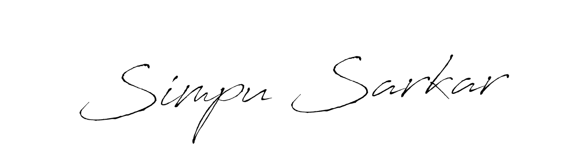 The best way (Antro_Vectra) to make a short signature is to pick only two or three words in your name. The name Simpu Sarkar include a total of six letters. For converting this name. Simpu Sarkar signature style 6 images and pictures png