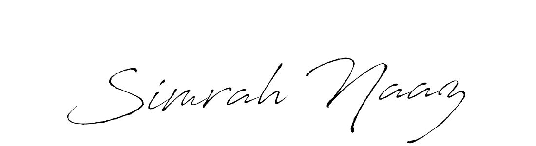 See photos of Simrah Naaz official signature by Spectra . Check more albums & portfolios. Read reviews & check more about Antro_Vectra font. Simrah Naaz signature style 6 images and pictures png