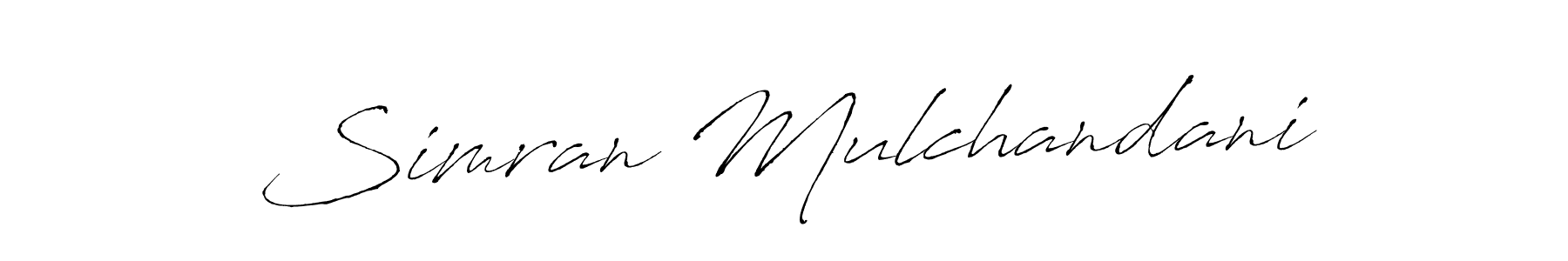 Also You can easily find your signature by using the search form. We will create Simran Mulchandani name handwritten signature images for you free of cost using Antro_Vectra sign style. Simran Mulchandani signature style 6 images and pictures png