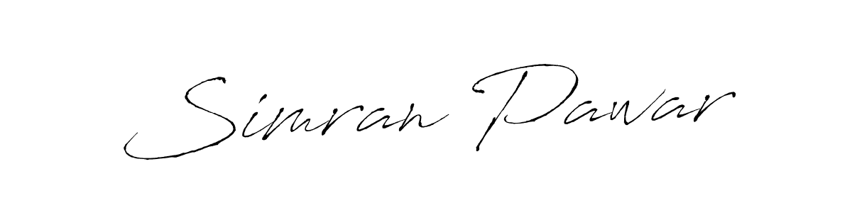 Create a beautiful signature design for name Simran Pawar. With this signature (Antro_Vectra) fonts, you can make a handwritten signature for free. Simran Pawar signature style 6 images and pictures png