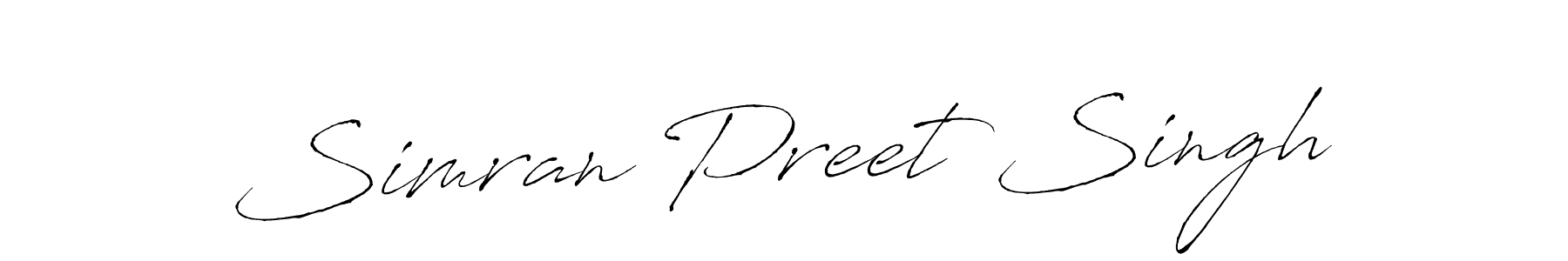 Make a short Simran Preet Singh signature style. Manage your documents anywhere anytime using Antro_Vectra. Create and add eSignatures, submit forms, share and send files easily. Simran Preet Singh signature style 6 images and pictures png