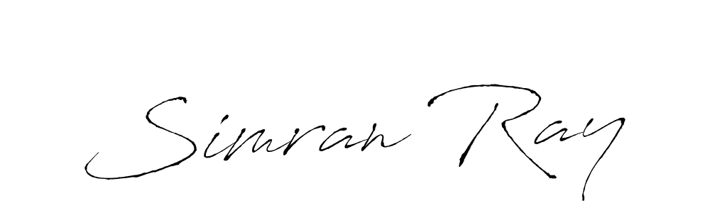 Use a signature maker to create a handwritten signature online. With this signature software, you can design (Antro_Vectra) your own signature for name Simran Ray. Simran Ray signature style 6 images and pictures png