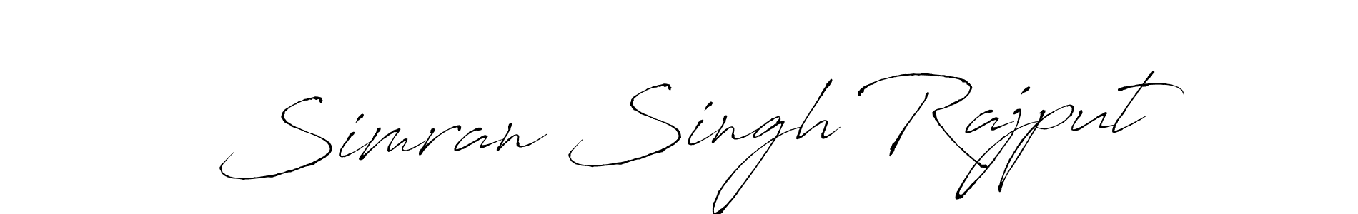 Also we have Simran Singh Rajput name is the best signature style. Create professional handwritten signature collection using Antro_Vectra autograph style. Simran Singh Rajput signature style 6 images and pictures png