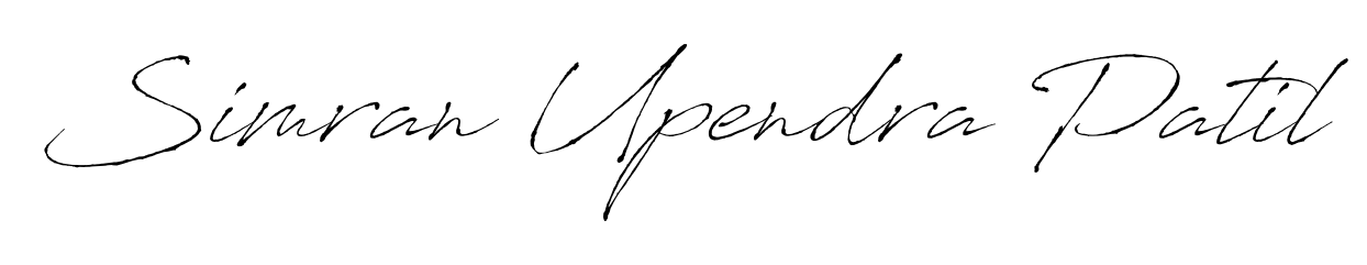 Discover the perfect balance of readability and style for Simran Upendra Patil with Antro_Vectra font. Create your dream signature today. Simran Upendra Patil signature style 6 images and pictures png