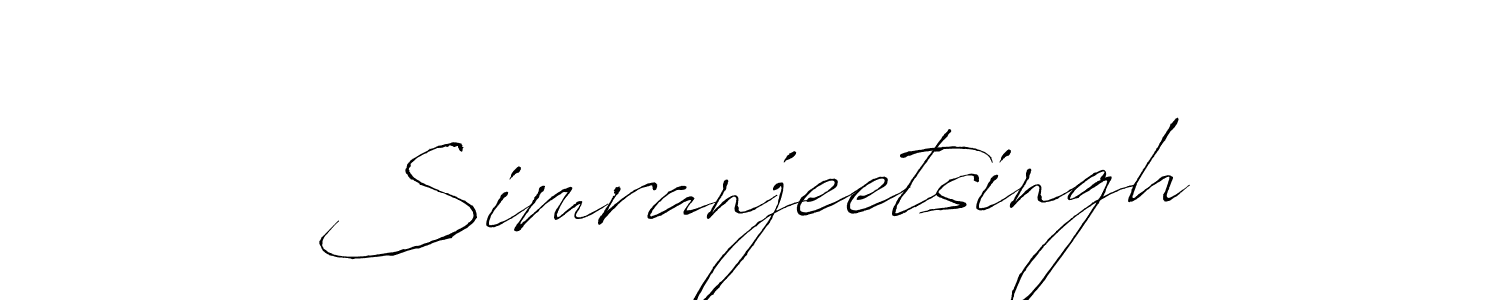 How to Draw Simranjeetsingh signature style? Antro_Vectra is a latest design signature styles for name Simranjeetsingh. Simranjeetsingh signature style 6 images and pictures png