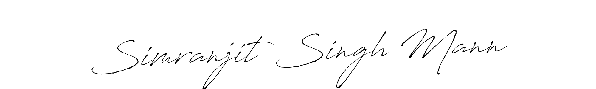 You should practise on your own different ways (Antro_Vectra) to write your name (Simranjit Singh Mann) in signature. don't let someone else do it for you. Simranjit Singh Mann signature style 6 images and pictures png
