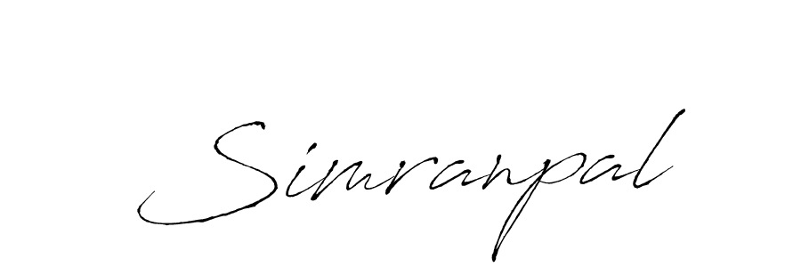 Simranpal stylish signature style. Best Handwritten Sign (Antro_Vectra) for my name. Handwritten Signature Collection Ideas for my name Simranpal. Simranpal signature style 6 images and pictures png