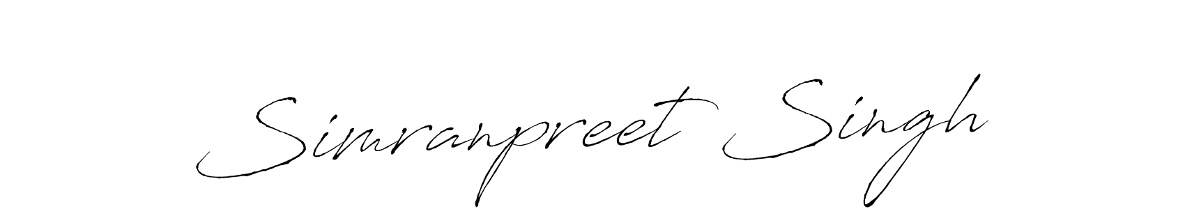 Once you've used our free online signature maker to create your best signature Antro_Vectra style, it's time to enjoy all of the benefits that Simranpreet Singh name signing documents. Simranpreet Singh signature style 6 images and pictures png