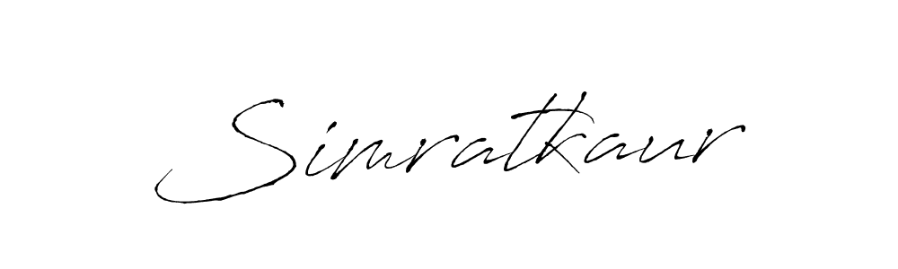 Create a beautiful signature design for name Simratkaur. With this signature (Antro_Vectra) fonts, you can make a handwritten signature for free. Simratkaur signature style 6 images and pictures png