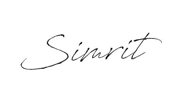The best way (Antro_Vectra) to make a short signature is to pick only two or three words in your name. The name Simrit include a total of six letters. For converting this name. Simrit signature style 6 images and pictures png