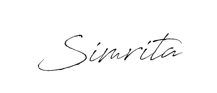 The best way (Antro_Vectra) to make a short signature is to pick only two or three words in your name. The name Simrita include a total of six letters. For converting this name. Simrita signature style 6 images and pictures png