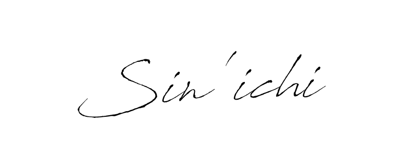 It looks lik you need a new signature style for name Sin'ichi. Design unique handwritten (Antro_Vectra) signature with our free signature maker in just a few clicks. Sin'ichi signature style 6 images and pictures png