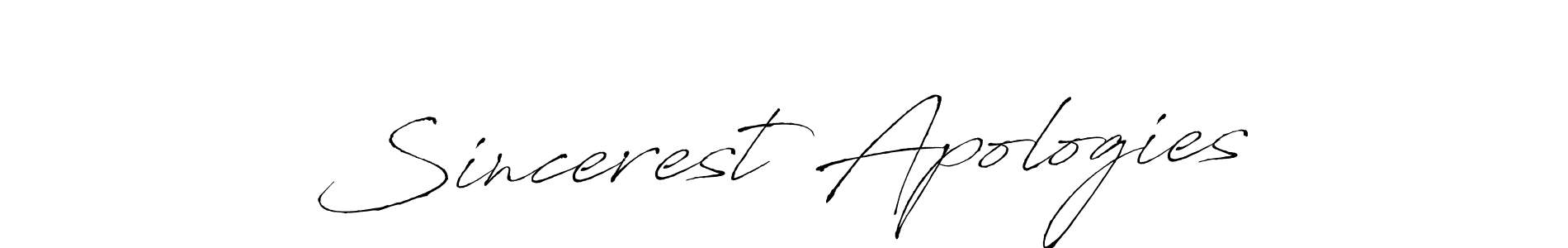 Similarly Antro_Vectra is the best handwritten signature design. Signature creator online .You can use it as an online autograph creator for name Sincerest Apologies. Sincerest Apologies signature style 6 images and pictures png