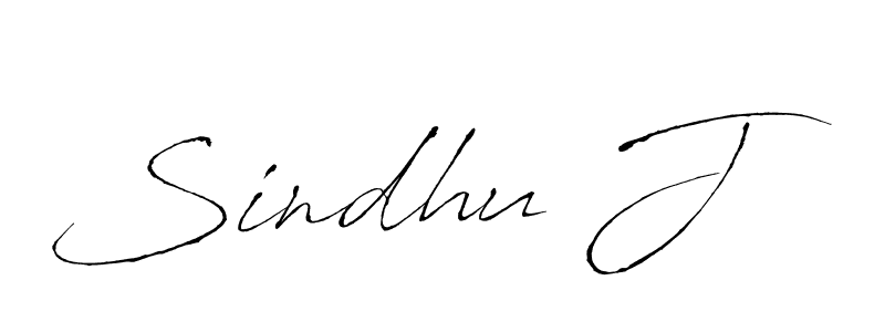 Make a beautiful signature design for name Sindhu J. With this signature (Antro_Vectra) style, you can create a handwritten signature for free. Sindhu J signature style 6 images and pictures png