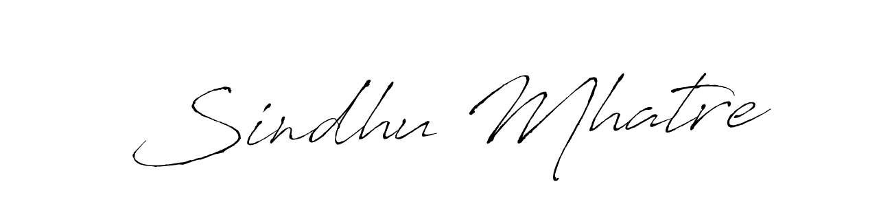 Make a short Sindhu Mhatre signature style. Manage your documents anywhere anytime using Antro_Vectra. Create and add eSignatures, submit forms, share and send files easily. Sindhu Mhatre signature style 6 images and pictures png