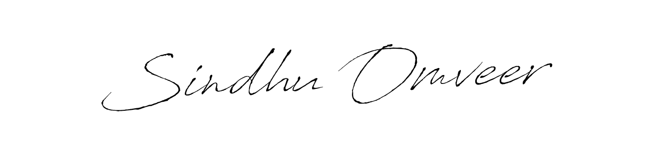Sindhu Omveer stylish signature style. Best Handwritten Sign (Antro_Vectra) for my name. Handwritten Signature Collection Ideas for my name Sindhu Omveer. Sindhu Omveer signature style 6 images and pictures png