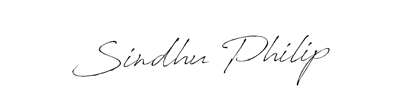 How to make Sindhu Philip signature? Antro_Vectra is a professional autograph style. Create handwritten signature for Sindhu Philip name. Sindhu Philip signature style 6 images and pictures png