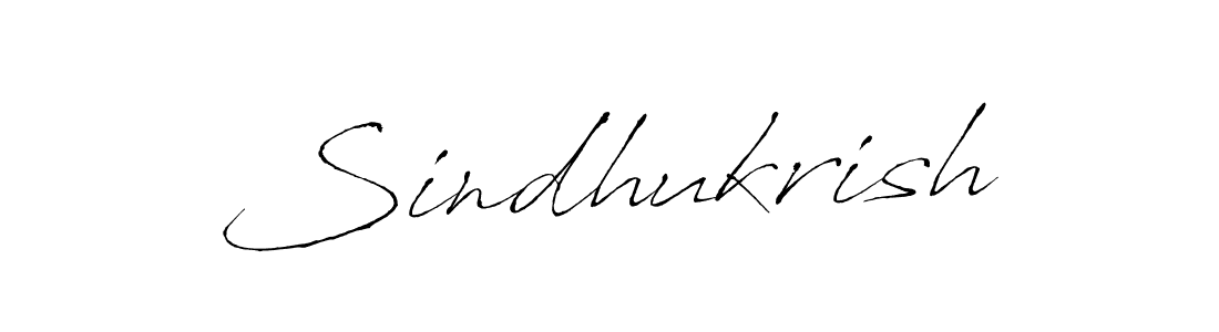 Sindhukrish stylish signature style. Best Handwritten Sign (Antro_Vectra) for my name. Handwritten Signature Collection Ideas for my name Sindhukrish. Sindhukrish signature style 6 images and pictures png