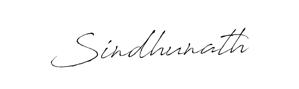 Design your own signature with our free online signature maker. With this signature software, you can create a handwritten (Antro_Vectra) signature for name Sindhunath. Sindhunath signature style 6 images and pictures png