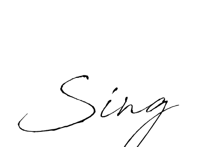 How to make Sing name signature. Use Antro_Vectra style for creating short signs online. This is the latest handwritten sign. Sing signature style 6 images and pictures png