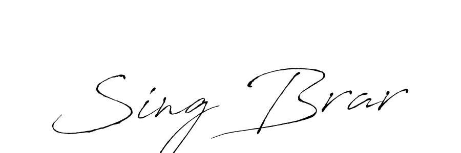 Make a beautiful signature design for name Sing Brar. Use this online signature maker to create a handwritten signature for free. Sing Brar signature style 6 images and pictures png