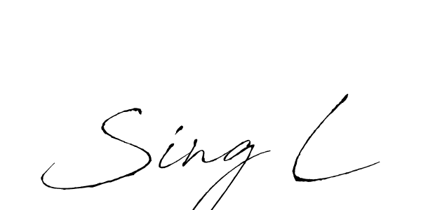 Once you've used our free online signature maker to create your best signature Antro_Vectra style, it's time to enjoy all of the benefits that Sing L name signing documents. Sing L signature style 6 images and pictures png