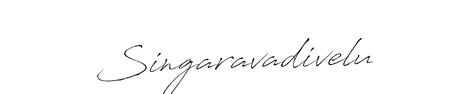 Use a signature maker to create a handwritten signature online. With this signature software, you can design (Antro_Vectra) your own signature for name Singaravadivelu. Singaravadivelu signature style 6 images and pictures png