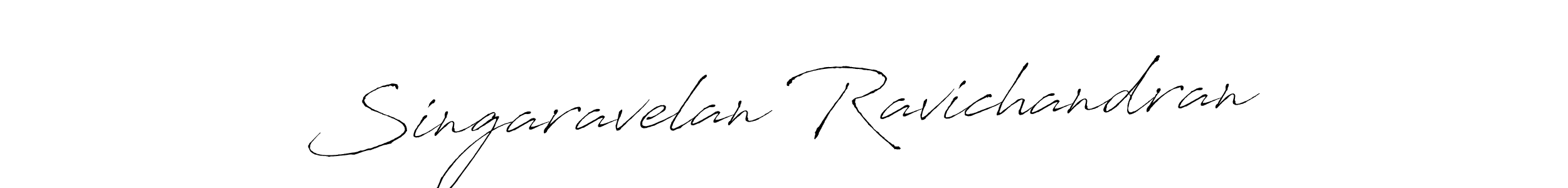 Singaravelan Ravichandran stylish signature style. Best Handwritten Sign (Antro_Vectra) for my name. Handwritten Signature Collection Ideas for my name Singaravelan Ravichandran. Singaravelan Ravichandran signature style 6 images and pictures png