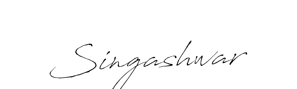 Make a beautiful signature design for name Singashwar. With this signature (Antro_Vectra) style, you can create a handwritten signature for free. Singashwar signature style 6 images and pictures png