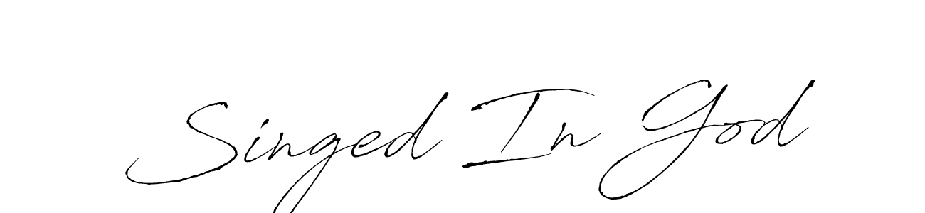 Also we have Singed In God name is the best signature style. Create professional handwritten signature collection using Antro_Vectra autograph style. Singed In God signature style 6 images and pictures png